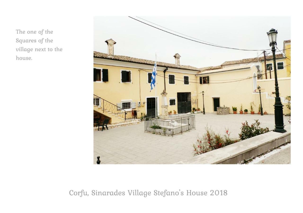 Country Traditional House In Corfu Village, Greece Sinarádes Esterno foto